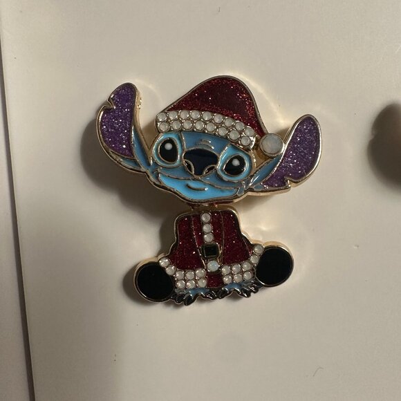 Disney BaubleBar Stitch Santa Earrings  NIB - Picture 3 of 3